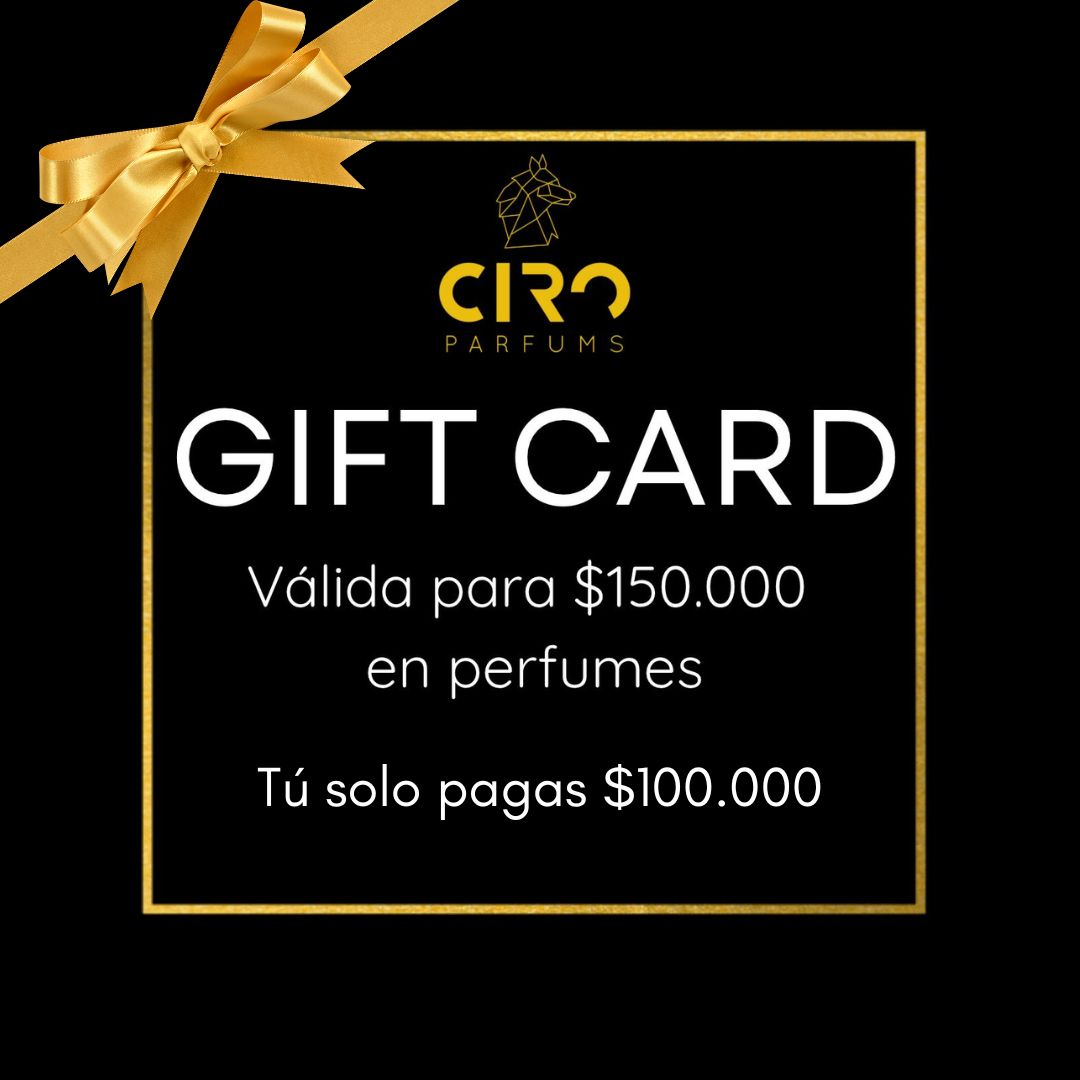 Gift Card - Paga $100.000 y lleva $150.000 en perfumes