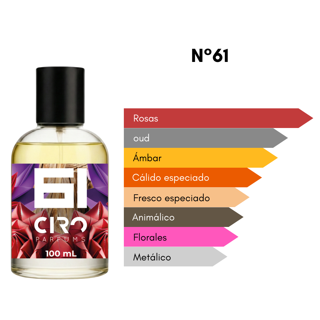 Ciro 61 – Inspirado en L. Sables Roses - 100mL