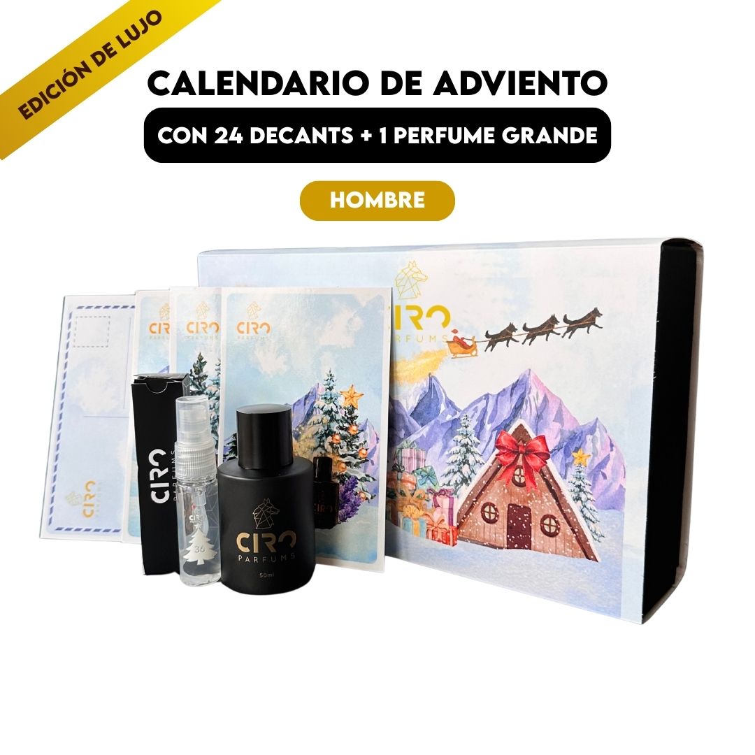 Calendario de Adviento con 25 perfumes [HOMBRE]