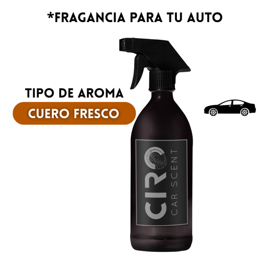 Ciro CarScent CUERO FRESCO (250mL) - Fragancia para tu auto