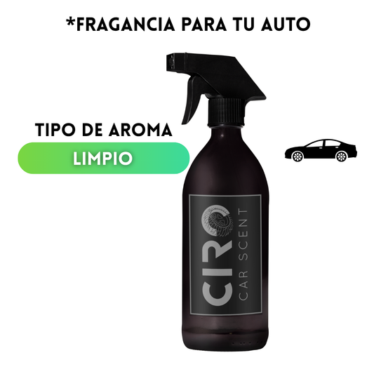 Ciro CarScent LIMPIO (250mL) - Fragancia para tu auto