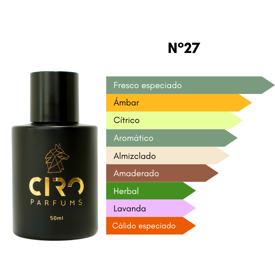 Ciro 27 - Inspirado en Sauv. - [Fresco especiado] 50mL