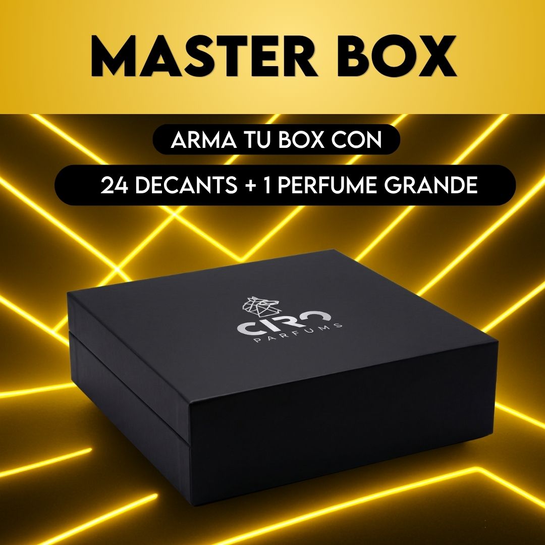 Master Box - Elige 24 decants de 10mL y 1 Perfume de 100mL