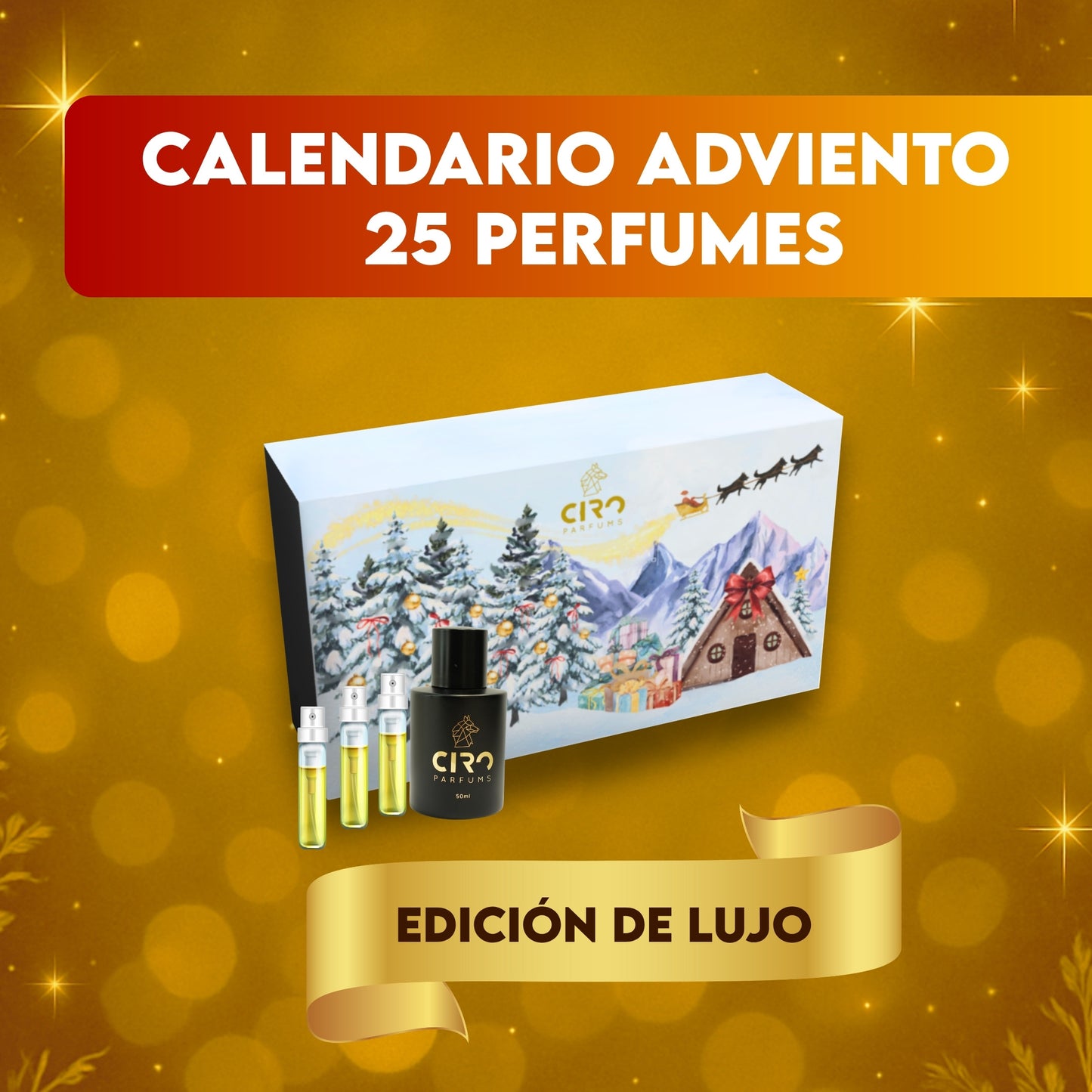 PREVENTA: Calendario adviento 25 perfumes (Edición de lujo) - Envíos desde el 5 de diciembre