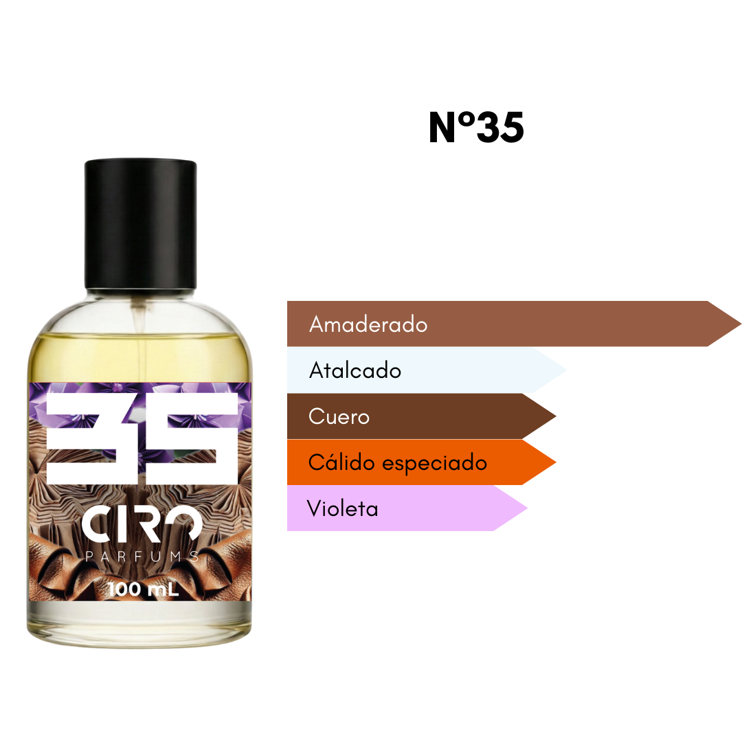 Ciro 35 - Inspirado en Santal 33 - [Amaderado Cítrico] 100mL