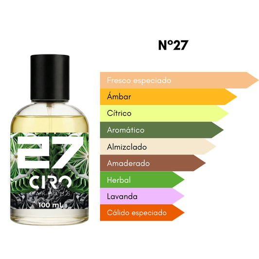 Ciro 27 - Inspirado en Sauvage - [Fresco especiado] 100mL