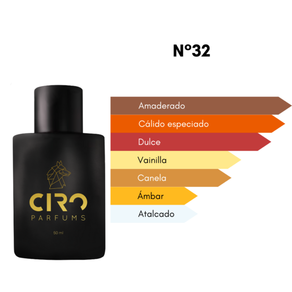 Ciro 32 - Inspirado en Angel's Share - [Licor Dulce] 50mL - Imagen 2