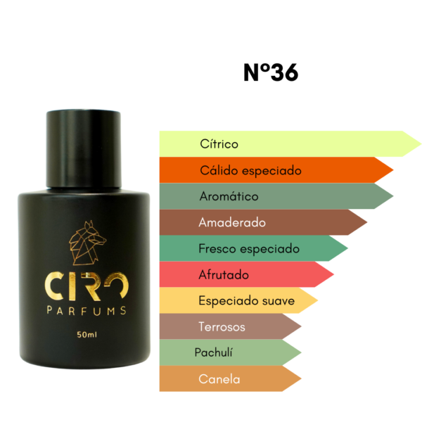 Ciro 36 - Inspirado en Absolu Aventus - [Amaderado] 50mL - Imagen 2