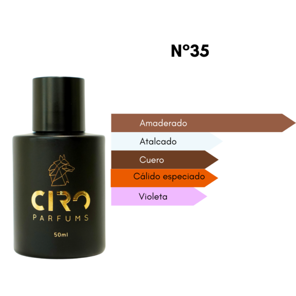 Ciro 35 - Inspirado en Santal 33 - [Amaderado Cítrico] 50mL - Imagen 2