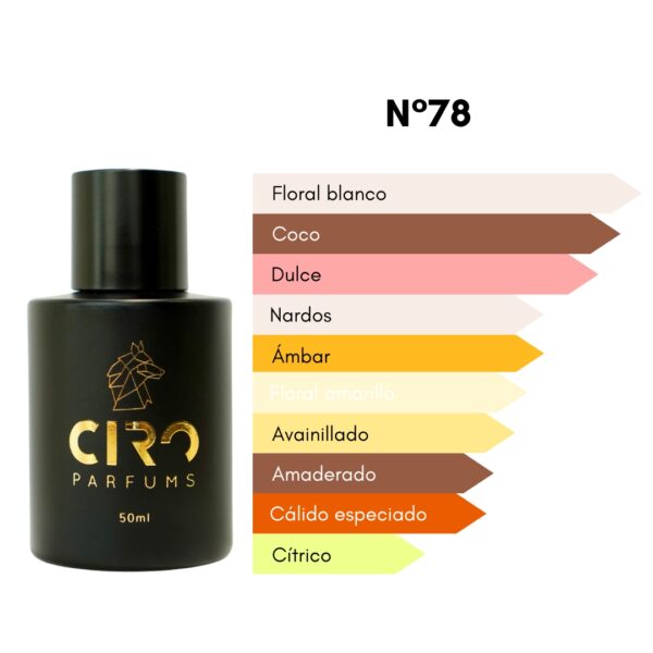 Ciro 78 – Inspirado en Soleil Blanc - 50mL - Imagen 2