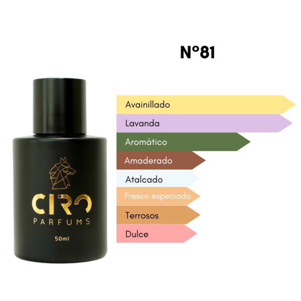Ciro 81 – Inspirado en Uomo Born In Roma Intense - 50mL - Imagen 2